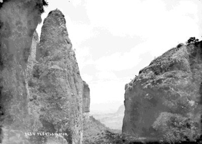 Cerro del Tepozteco, vista parcial