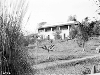 Casa habitación y jardín del rancho Amanalco