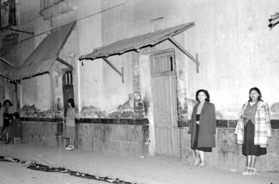 Prostitutas en una calle