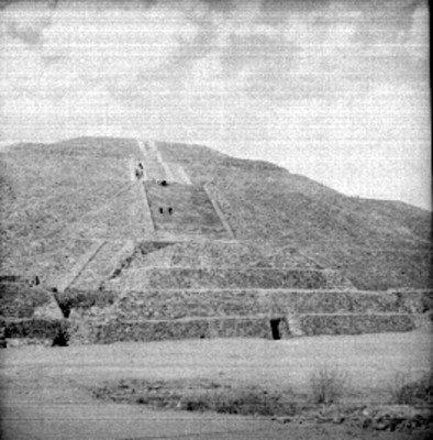 Pirámide del Sol, vista general