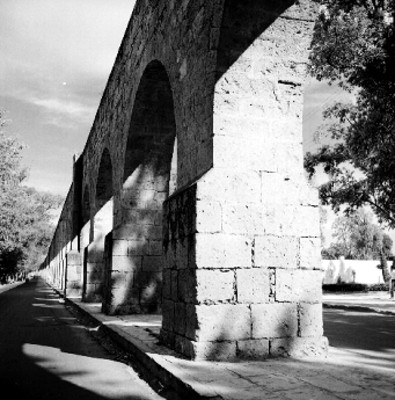 Arquería del acueducto de Querétaro