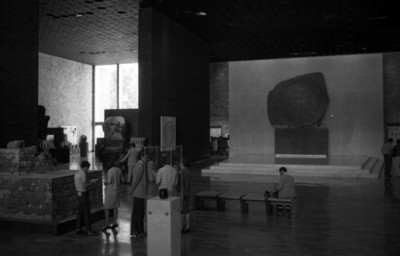 Sala con piezas arqueólogicas