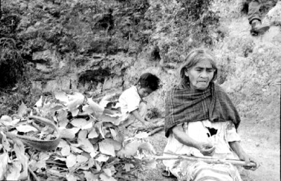 Mujer é hijo, retrato
