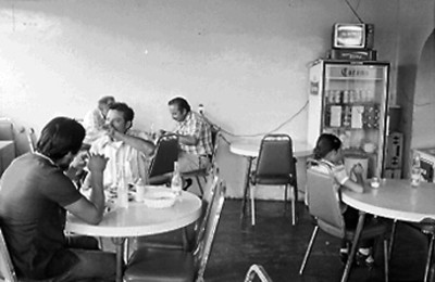 Traileros comiendo