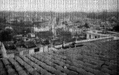 Ciudad de Xalapa, panorámica desde el tejado de una casa