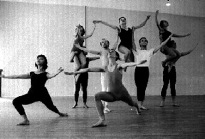 Bailarínes en estudio de danza