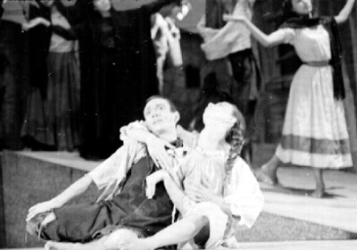 Bailarines en escena