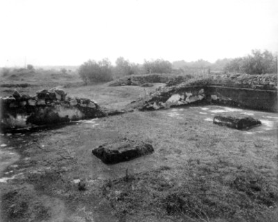 Restos de habitación teotihuacana, cala de excavación "332"