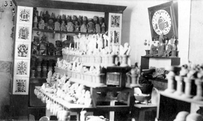 Habitación con piezas prehispánicas procedentes de Nayarit