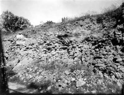 Cala de excavación "373", vista