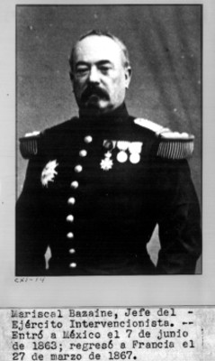 Retrato del Mariscal Bazaine, reprografía