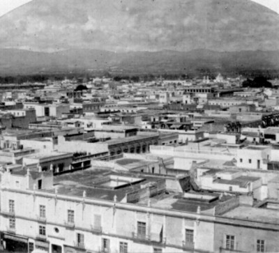 México. Panorama desde suroeste de Catedral