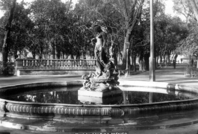 Fuente de Venus en la Alameda Central, vista frontal