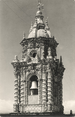 "Torre de San Francisco, Acatepec", vista parcial