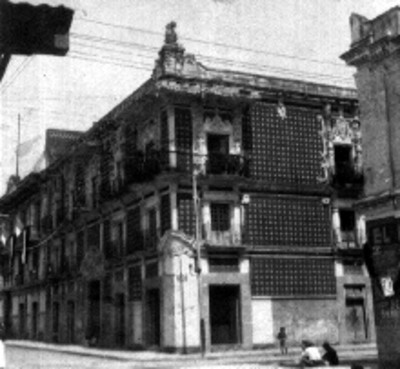 Casa del Alfeñique, fachada, vista parcial