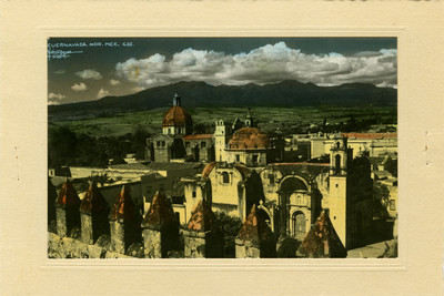 Vista de la Catedral y conjunto conventual de Cuernavaca