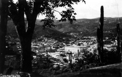 Vista panorámica de "Guanajuato", tarjeta postal