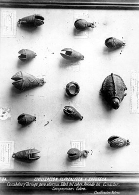 Ornamentos prehispánicos de cobre