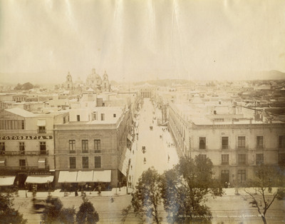 México, vista al Oeste tomada desde la Catedral