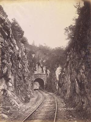 Ferrocarril Mexicano", vista del "Túnel n° 16