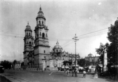 Fachada de la catedral de Michoacán