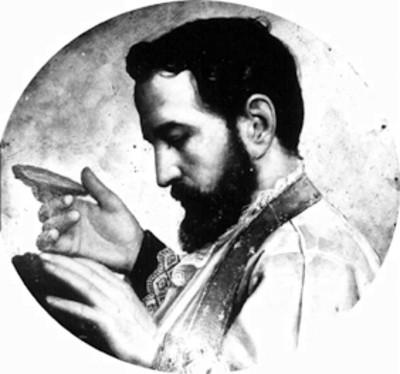 San Pedro Llañes, retrato al óleo