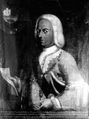 Pedro de Castro Figueroa y Salazar, Virrey de la Nueva España, pintura, reproducción