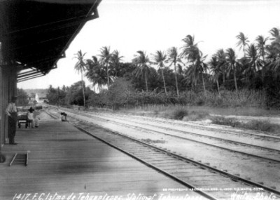 Estación del Istmo de Tehuantepec, "F. C. Istmo de Tehuantepec, Stational Tehuantepec"