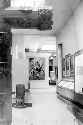 Sala de exhibición del Museo Nacional de Historia, vista parcial