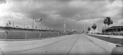 Avenida en el fraccionamiento de Ciudad Satélite