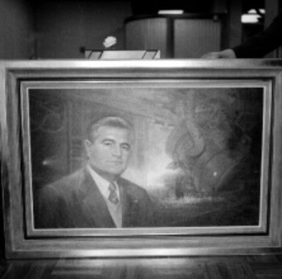 Pascual Gutiérrez Roldán, Ingeniero director de Pemex; pintura