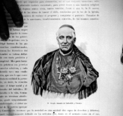 Pelagio Antonio de Labastida y Dabalos, arzobispo de México, pintura