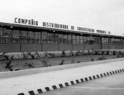 Compañía Distribuidora de Subsistencias Populares, S. A. (CONASUPO); fachada