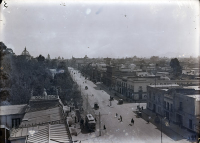 Avenida Juarez, vista panorámica