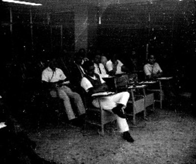 Funcionarios durante una reunión