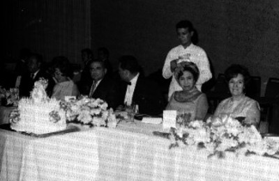 Gente durante un evento