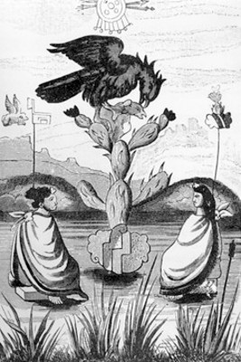 Atlas Durán, fundación de México Tenochtitlán