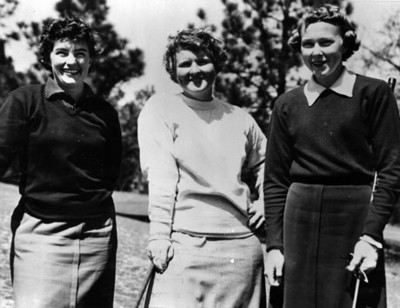Golfistas, retrato de grupo