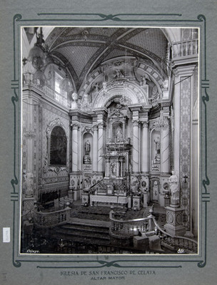 Altar mayor de la Iglesia de San Francisco en Celaya