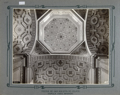 Cúpula y bóveda de la Iglesia de San Agustín, vista interior