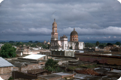 Templo de la Merced, vista desde una azotea