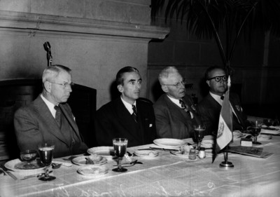 Federico Sánchez Fogarty, Publicista durante un banquete