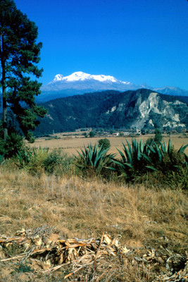 Volcan Iztaccihuatl, paisaje