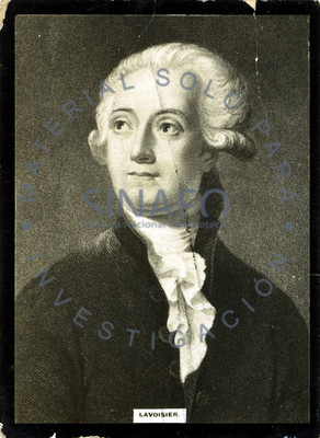 Antoine "Lavoisier", químico francés, retrato