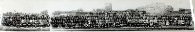 Generación 1956 de la Facultad de Derecho y Miguel Alemán Valdés en Ciudad Universitaria