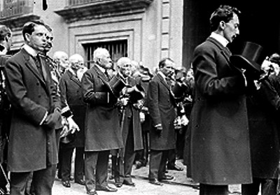 Porfirio Díaz preside funeral de Ignacio Mariscal