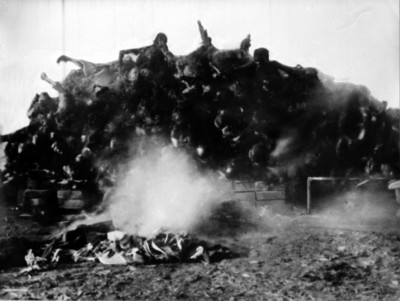 Cadáveres incinerados en Balbuena durante la Decena Trágica