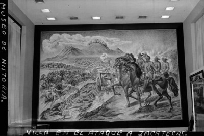 Villa en el ataque de Zacatecas, pintura