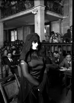 Luz González en un juicio