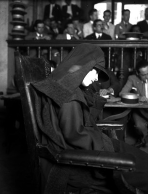 María del Pilar Moreno en un juzgado